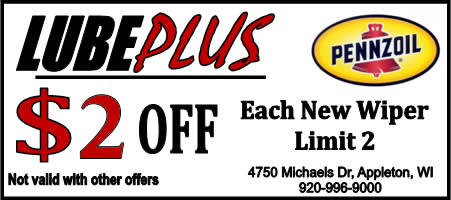 LUBEPLUS | Fox Valley's Premier Fast Lube | COUPONS LUBEPLUS | Fox Valley's Premier Fast Lube | COUPONS